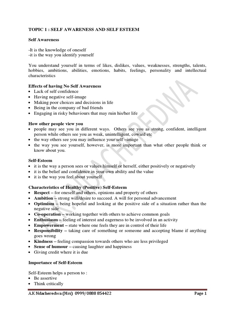 FORM_1_LIFE_SKILLS_NOTES PDF