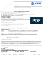 Ficha de Seguridad Del Adhesivo Mapecryl PDF