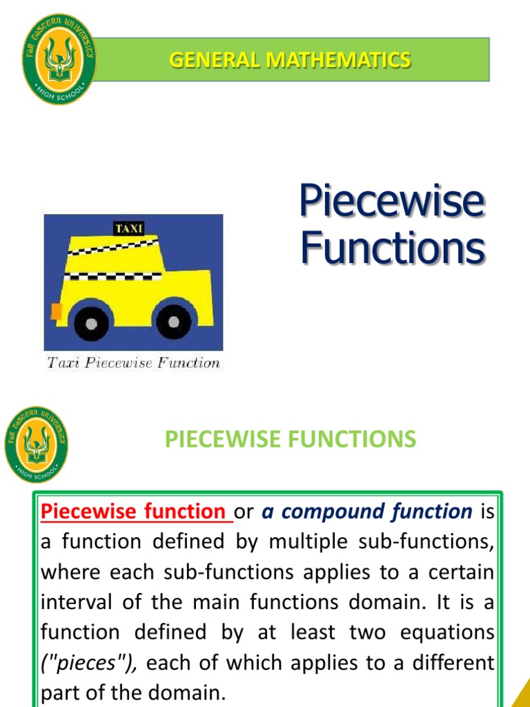 Piecewise Functions PDF | PDF