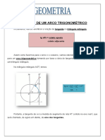 Tangente de Um Arco Trigonométrico