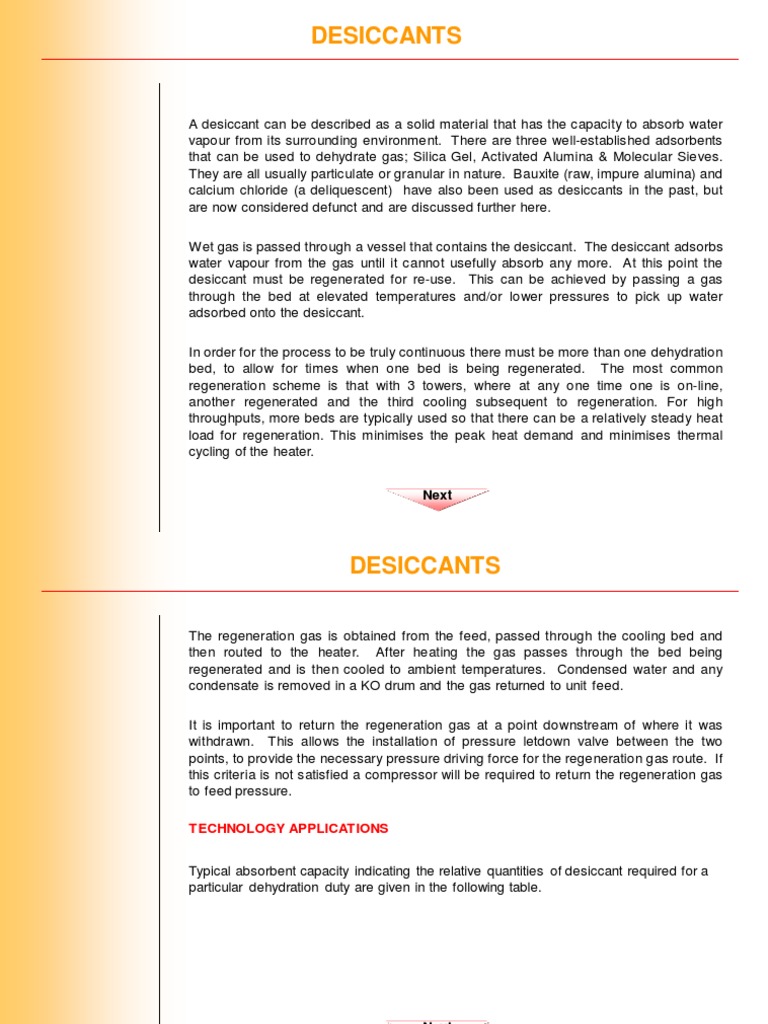 Desiccants PDF | PDF