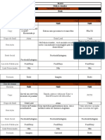 O plano de publicações da Delicra Assador para a semana de 4 a 19 de Abril