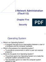 Chapter Five Security PDF