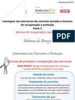 Patologias Nas Estruturas de Concreto Armado e Técnicas de Recuperação e Proteção Parte 3 Adriana Ipt PDF