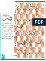 Free Conversational Snakes and Ladders Color PDF