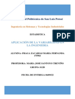Aplicación de La Variabilidad en La Ingenieria PDF