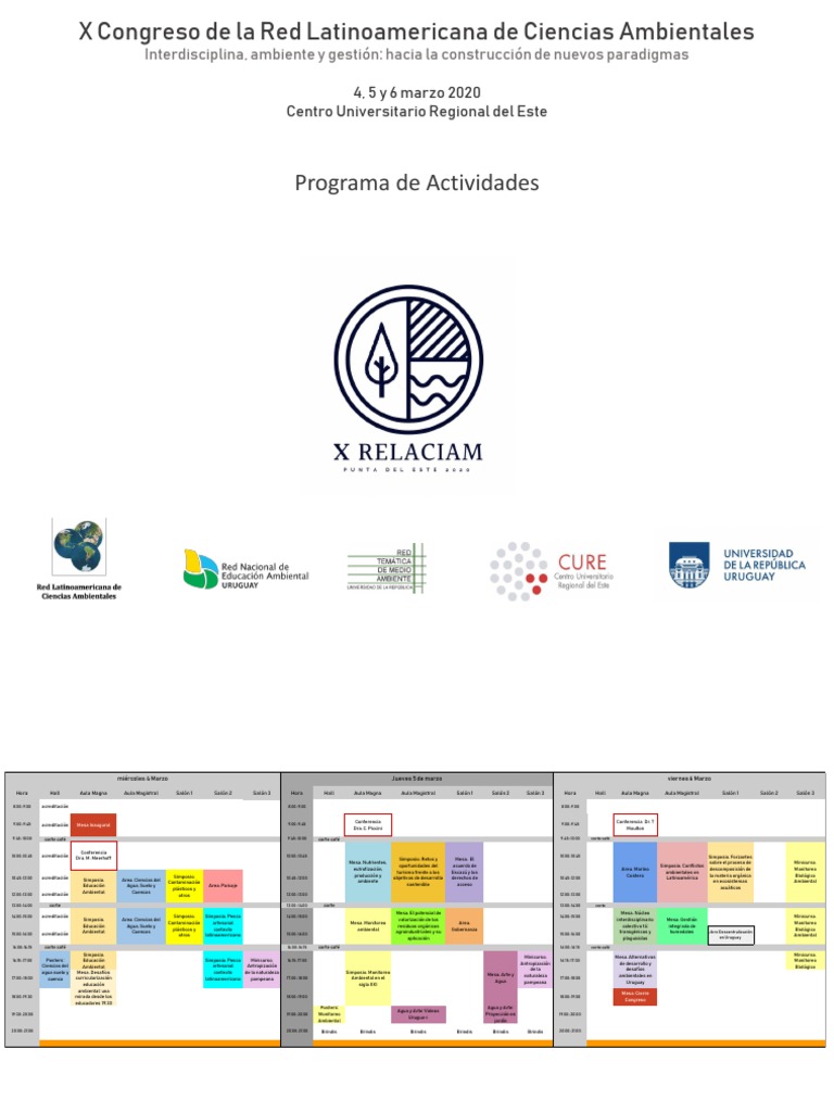 X Congreso de La Red Latinoamericana de Ciencias Ambientales | PDF