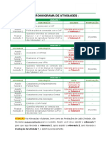 Cronograma Curso Caf Enagro