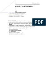 Cuestionario - Estadistica Generalidades PDF
