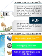 CHƯƠNG 4-QUẢN TRỊ THỜI GIAN THỰC HIỆN DỰ ÁN PDF