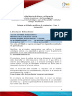 Guía de Actividades y Rúbrica de Evaluación - Unidad 1 - Fase 1 - Indagación PDF