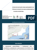 Uso de Modelos Digitais de Elevação para Mapeamento de Variáveis Morfométricas Do Relevo Na Bacia Hidrográfica Da Baía de Sepetiba PDF