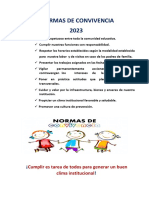 Normas de Convivencia 2023