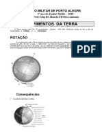 Movimentos da Terra e influência nas estações