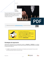 Negociacion Conociendo Las Distintas Estrategias de Negociacion PDF