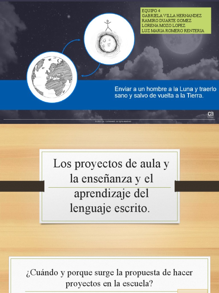 Los Proyectos de Aula y La Enseñanza Aprendizaje Del Lenguaje Escrito ...