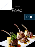 Paleo menú introductorio y recetas