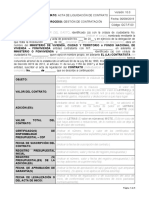 Modelo Acta de Liquidacion de Contrato Obra