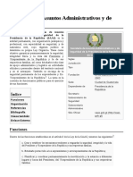 Secretaría de Asuntos Administrativos y de Seguridad PDF