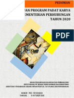 Pedoman Pemantauan Program Padat Karya Kementerian Perhubungan Tahun 2020 PDF
