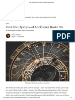How The Dystopia of Lockdown Broke Me - Age of Empathy PDF