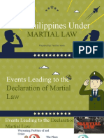 TPO 16 Civics 6 - The Philippines Under Martial Law