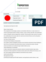 Plagiarism Report 1000 PDF