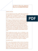 Les Concepts Fondamentaux Et La Cure, Réponse de Jacques Lacan À Une Question de Marcel Ritter