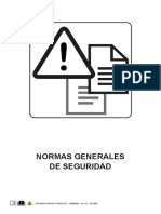 Normas Generales de Seguridad Fregadoras y Barredoras PDF