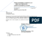 Surat Informasi Data MAPRES 2022 PDF