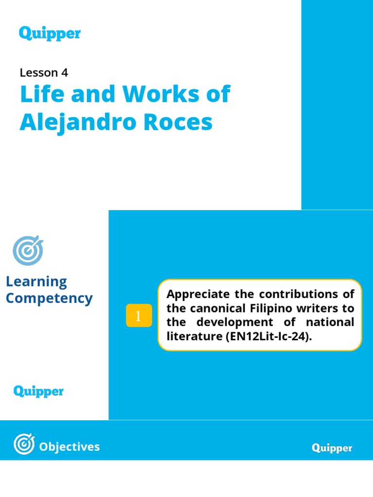 21st Century Literature - Unit 11 - Lesson 4 - Life and Works of ...
