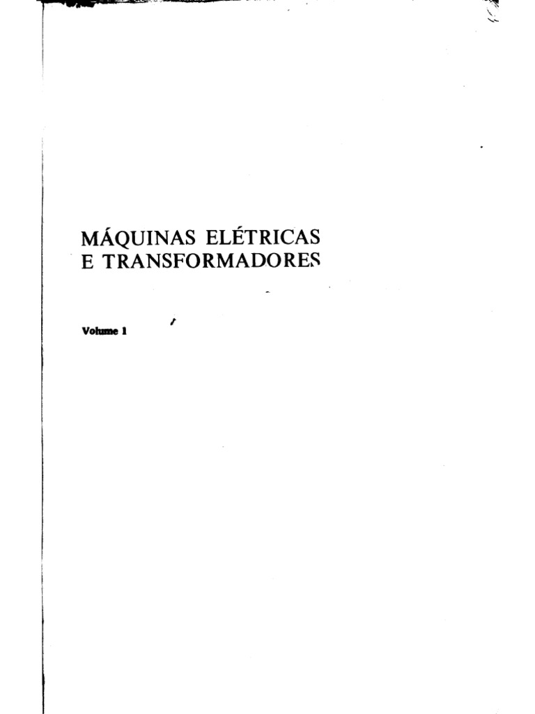 Livro Maquinas Eletricas E Transformador Pdf Pdf