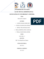 Estructura Pre-categorial U. Guayaquil Fac. Administración Contabilidad Auditoria