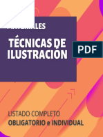 Materiales y especificaciones para libreta de dibujo y pintura