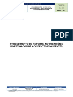 Anexo #01 Procedimiento para El Reporte, Notificación e Investigación de Accidentes SST PDF