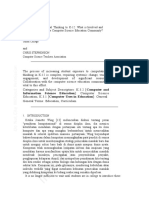 Terjemahan Artikel CT T6 Bringing - Computational - Thinking - To - K-12 - What - Is - in