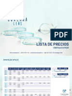 Lista de Precio - Lentes Coreana - Cristales Stock PDF