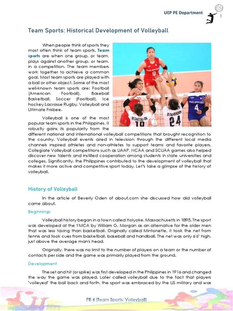 A Concise History of Volleyball From Its Origins in Massachusetts to Its Growth as a Global