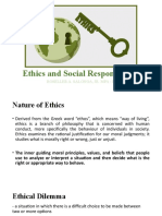 Ethics and Social Responsibility For April 2