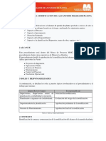 Procedimiento Modificación de Alcance