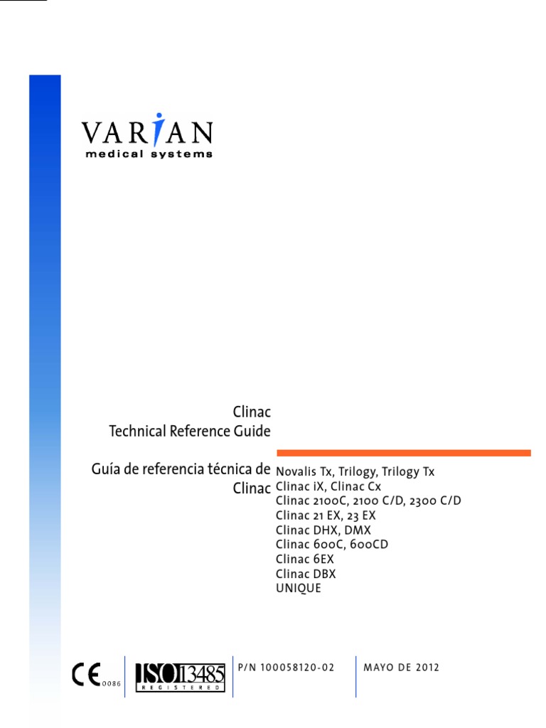 C-Series Clinac Technical Reference Guide Ver 9.0 - ESN PDF | PDF