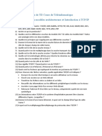 Fiche de TD Cours de Téléinformatique Chap 3