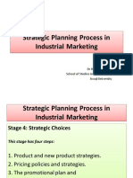 Strategic Planning Process (Contd) in Industrial Marketing - Print