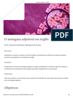 O Sintagma Adjetival em Inglês PDF