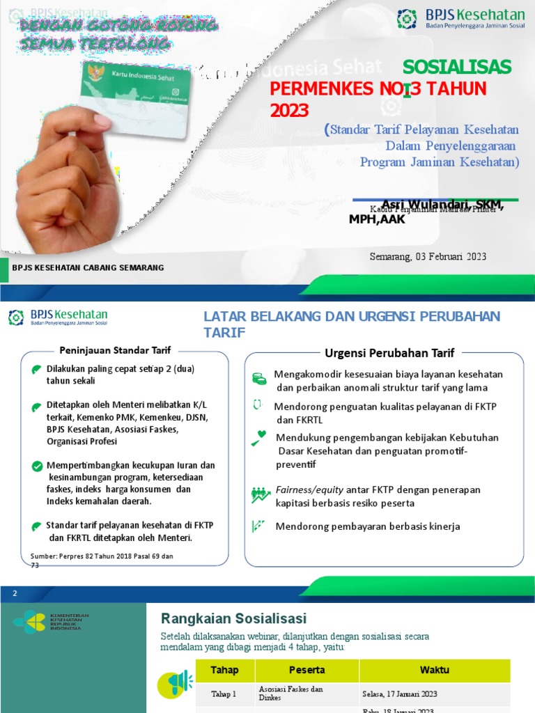 Sosialisasi PMK 3 TH 2023 - FKTP Dan Bidan Jejaring | PDF
