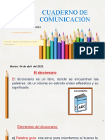 Cuaderno El Diccionario