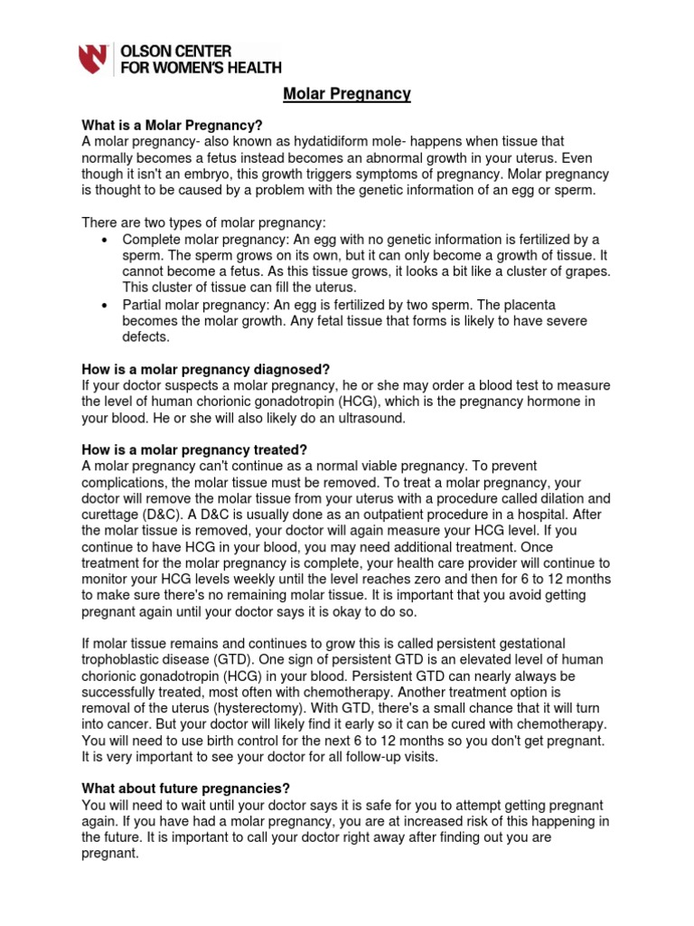 Molar Pregnancy PDF | PDF