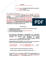 Modelo Acta 2019 PDF