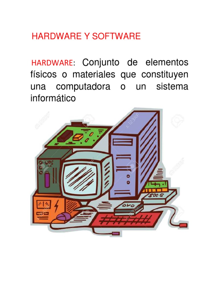 Tarea de HARDWARE Y SOFTWARE PDF | PDF | Tecnología