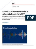 Vacuna ARNm eficaz contra RSV